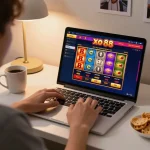 Engaging gaming session on xo 88 online casino platform with vibrant slots on screen