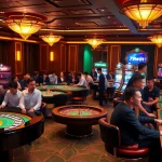 Gamblers enjoying the online casino experience at 79win with vibrant games and lively atmosphere.