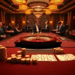 Gambling excitement at UU88 casino with poker chips and roulette at glamorous tables.