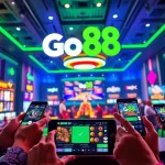 Go88 vibrant online gaming platform showcasing casino games and user interaction.