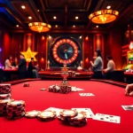 Players enjoying a high-stakes poker game at F8BET.dental, highlighting luxury and excitement.