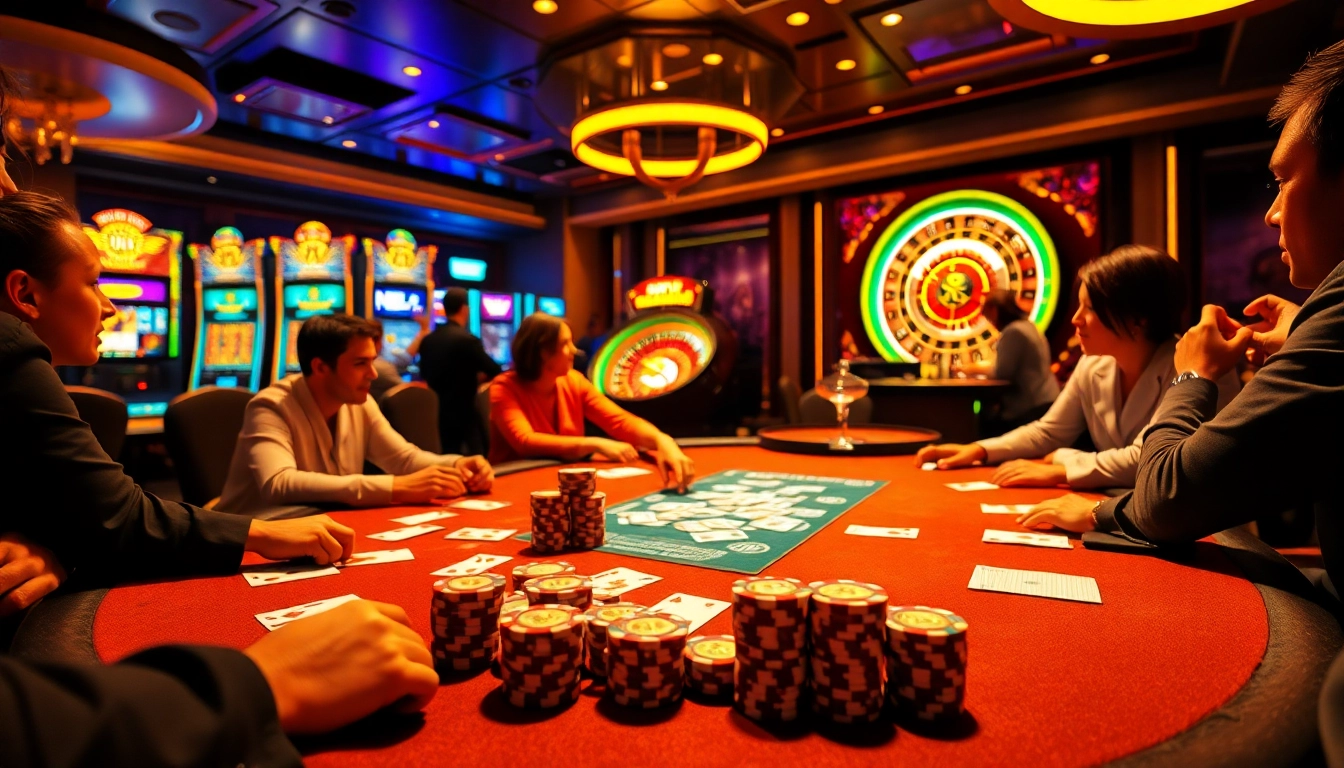 Experience the excitement of poker at new888 with vibrant casino visuals and dynamic gameplay.