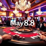 May88 players enjoying high-stakes blackjack and engaging with vibrant casino games.
