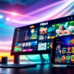 F8bet online betting platform interface displaying diverse games and vibrant designs.