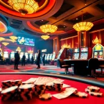 Players engaging with exciting games at https://da88ac.com/ casino, showcasing thrill and luxury.