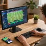 Engage in strategic sports betting with TX88 on a live event, showcasing odds and user interaction.