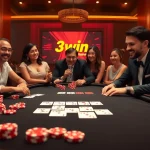 Experience thrilling gameplay with the 3win app while enjoying a luxurious casino setting.