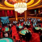 FC88 casino scene featuring an exciting roulette table with engaged players and glamorous decor.