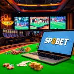 Experience the excitement of SP8BET online casino with vibrant visuals and live betting.