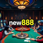 Experience thrilling gameplay at new888 with vibrant casino tables and lively players.