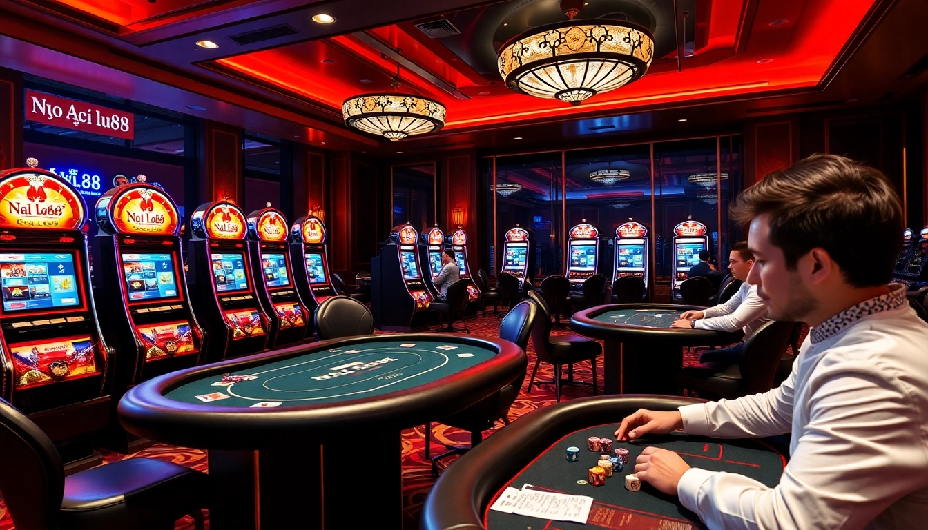 Experience the thrill of gaming at Nhà cái lu88 with vibrant casino action and engaging atmospheres.