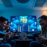 Players enjoying the 789club online gaming experience with vibrant digital interfaces.