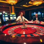 Excited players experience high-stakes thrills at 789VN casino's roulette table.