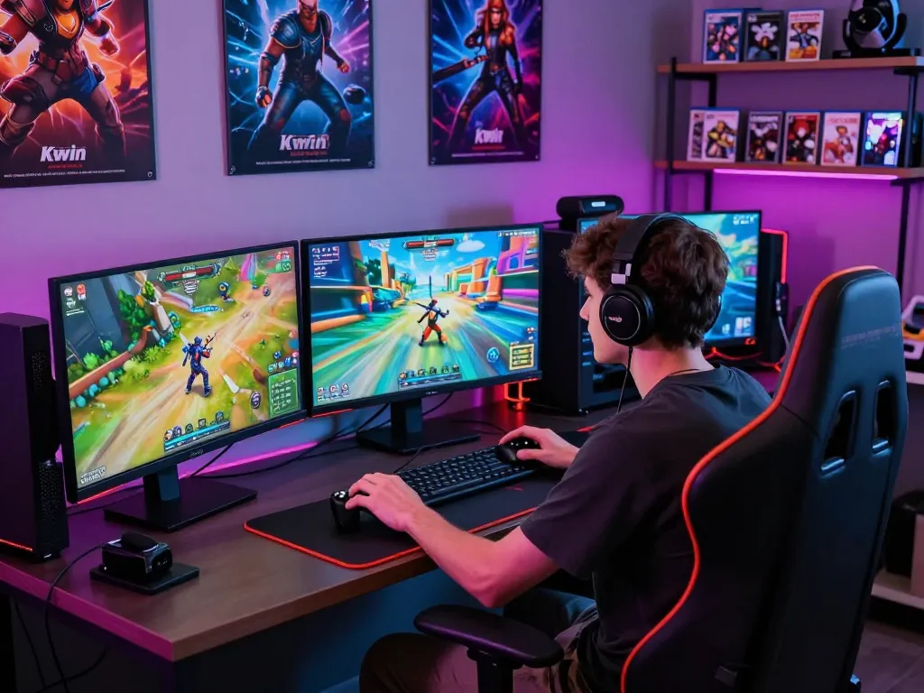 Kwin gaming platform in action with vibrant visuals and engaging player experience, showcasing dynamic online gaming.