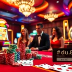 Experience the thrill of winning at https://du88.us.com/ with colorful chips and vibrant casino tables.