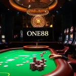 Experience casino excitement with ONE88 at high-stakes poker games and vibrant slot machines.