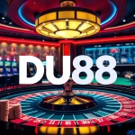 Place bets at DU88's opulent casino, featuring roulette tables and vibrant slot machines.