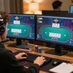Player strategies and wins with 3win.com in a dynamic online poker game setting