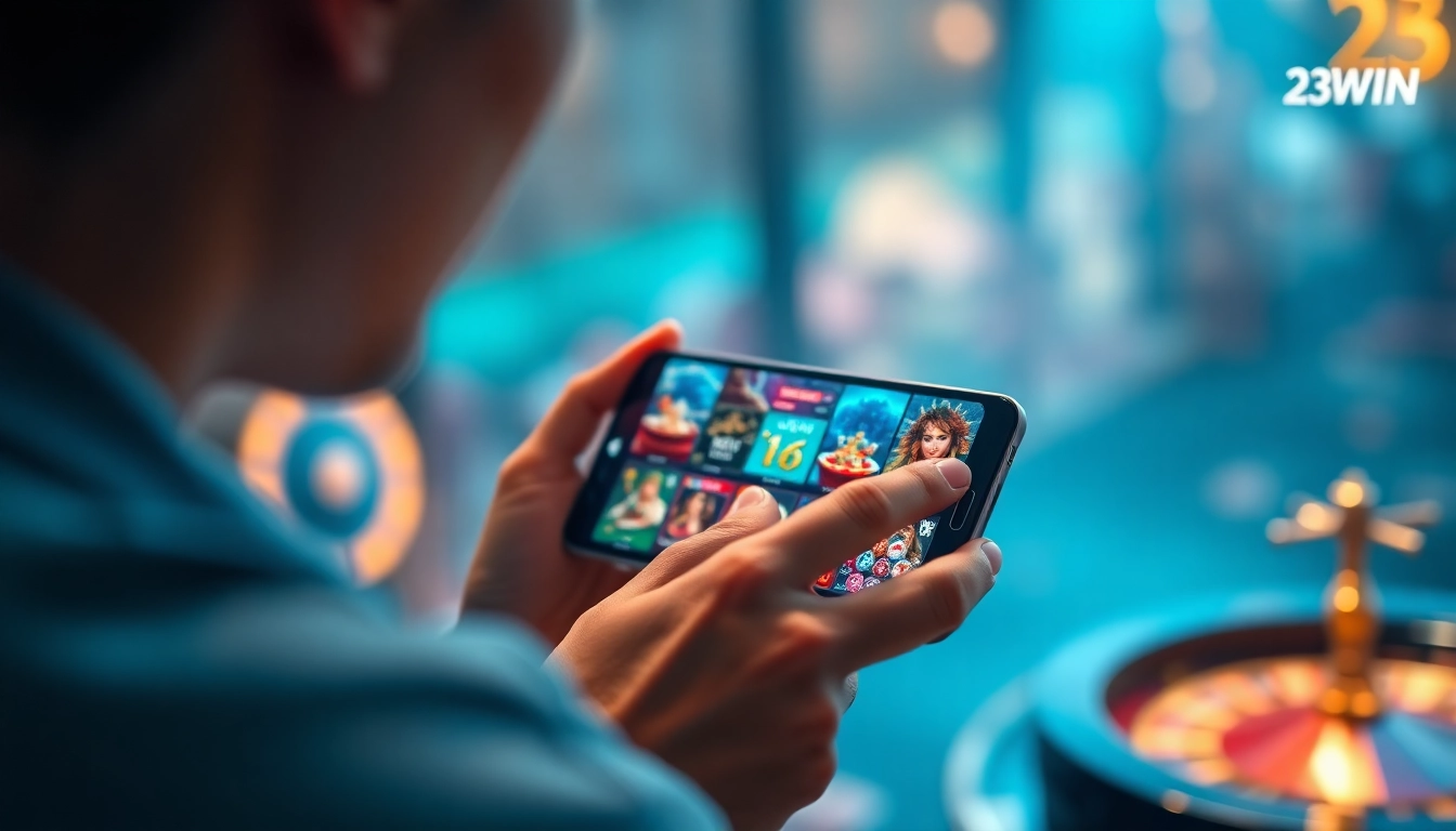 Experience the engaging world of 23win online gaming platform with vibrant visuals and innovative interface.