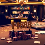 Experience high-stakes gaming at F168's luxurious casino atmosphere with professional tables.