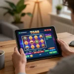 Experience thrilling gaming with TG88 casino app in a cozy home setting
