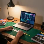 Engage in ku bet online gaming with live dealer blackjack setup, highlighting strategy and enjoyment
