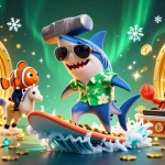 Engage with the sriwijayatoto daftar platform showcasing a vibrant underwater casino adventure with fun characters.