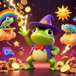 Experience winning fun at hit club with golden coins and vibrant gaming elements.