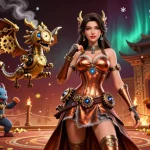 SIN88 casino experience highlighting unique steampunk elements with thrilling gold tokens and dragon energy.