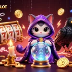 Spin the reels at PANGKALANSLOT with vibrant characters and dynamic crypto elements.