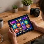 Engage with SC88's online gaming interface while enjoying a cozy home atmosphere.
