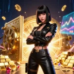 Experience winning strategies at TA88 with a stunning casino-themed digital art illustration.
