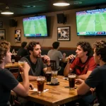Xoilac platform showing football enthusiasts enjoying live matches and betting experiences.