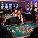 Players betting at vibrant roulette tables in an energetic casino setting featuring SC88 games