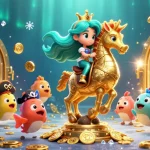 Experience winning strategies at luck8s with a vibrant underwater casino adventure illustration.
