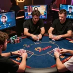 GA88 players engaging in an exciting online poker session, showcasing strategic gameplay and vibrant visuals.