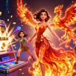 Experience the thrilling world of tx88ss casino with an Asian avatar surrounded by dynamic slot games.