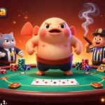 Engage with the vibrant and dynamic world of lucky88sa featuring an underwater poker scene with rich details.