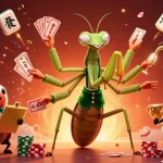 Experience thrilling gaming action at ricbet with vibrant characters and casino elements in a 3D illustration.