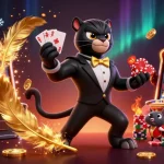 Experience the excitement at wwwgo88 with a charming blackjack scene featuring whimsical characters and dynamic casino elements.