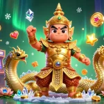 Experience the thrill of FIVE88's dynamic gaming with vibrant characters and casino elements in a 3D illustration.