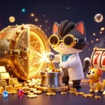 Experience the excitement of gk88 casino with vibrant characters and gold-themed gambling elements.
