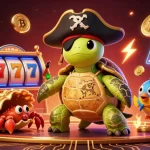 Engage in thrilling mm 88 gaming with a vibrant pirate-themed casino illustration showcasing characters and digital treasures.