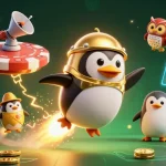 Play thrilling games at ea88 casino with a vivid 3D illustration showcasing the excitement of cosmic gambling.